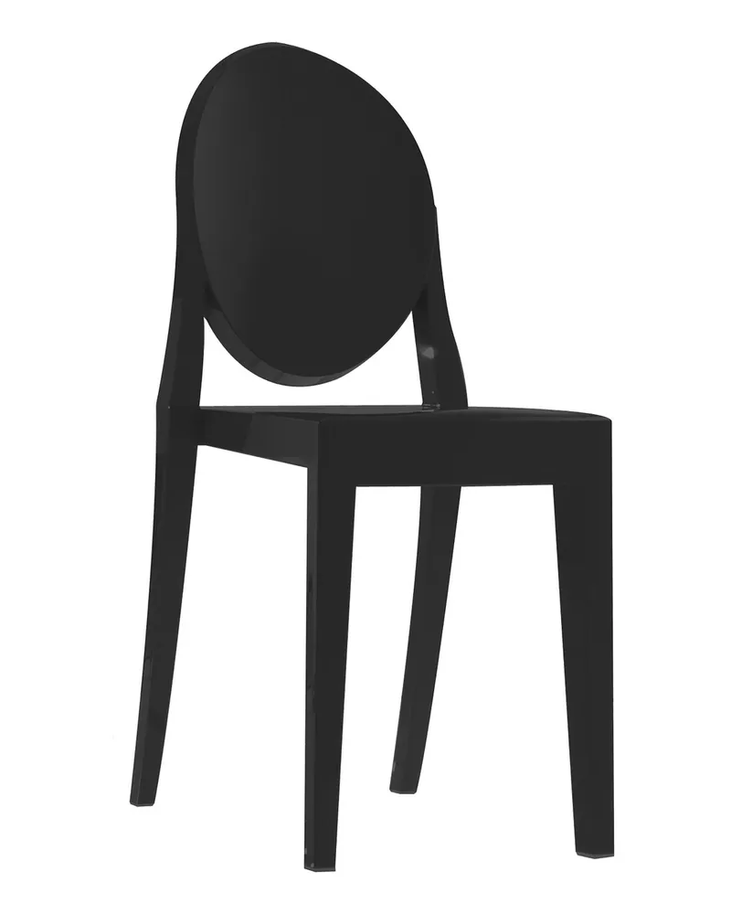 Kartell Stapelbarer Stuhl Ghost - Blau - Polycarbonat 2.0 - Designer Philippe Starck 