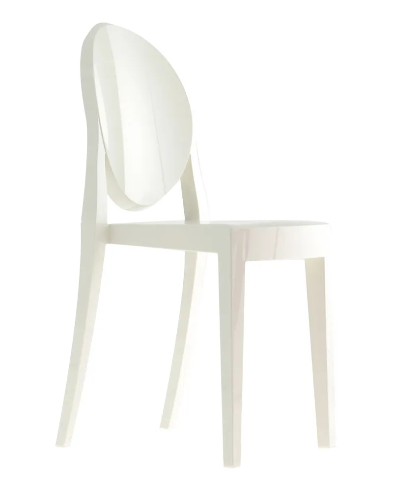 Kartell Stapelbarer Stuhl Ghost - Blau - Polycarbonat 2.0 - Designer Philippe Starck 