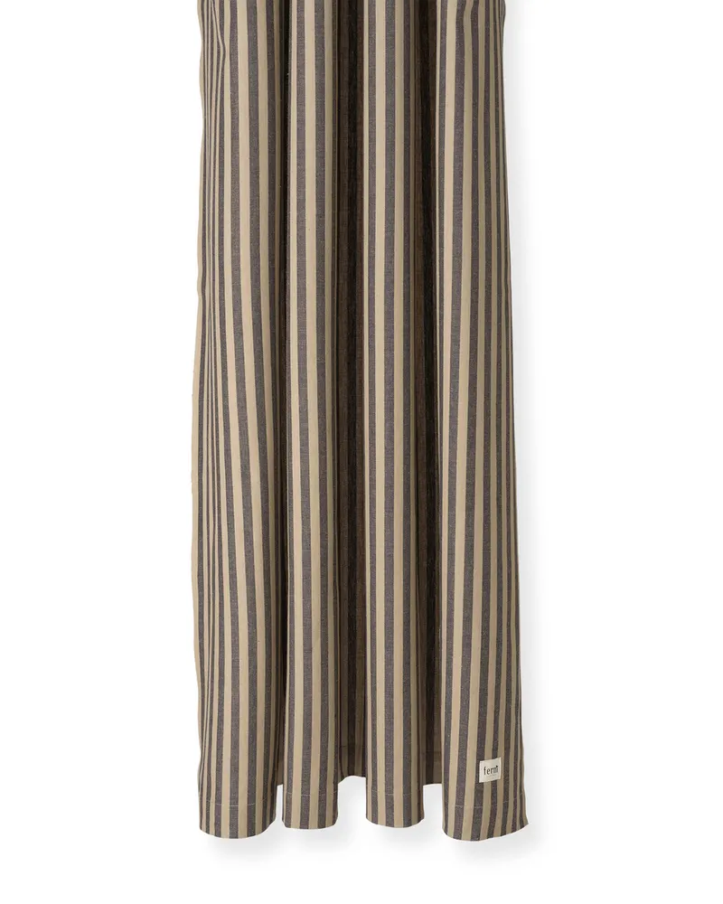 ferm LIVING Duschvorhang Rideaux douche - Beige - beschichtete Baumwolle - Designer Trine Andersen Beige