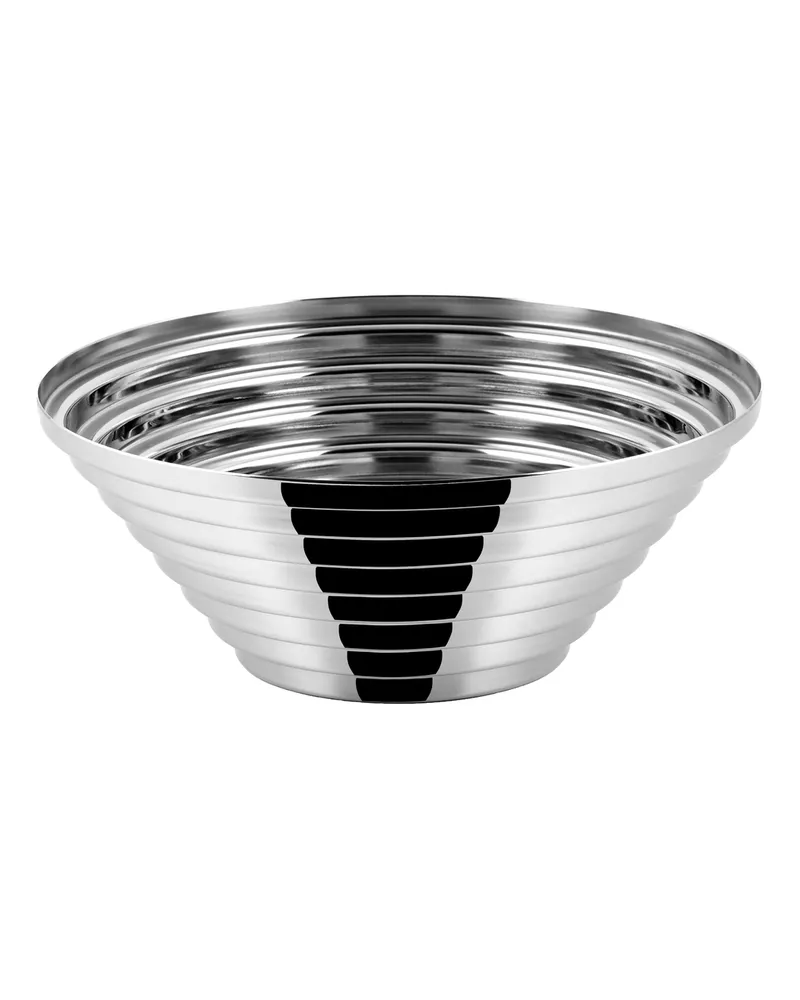Alessi Korb Archivio - Silber - polierter rostfreier Stahl - Designer Giulio Confalonieri 
