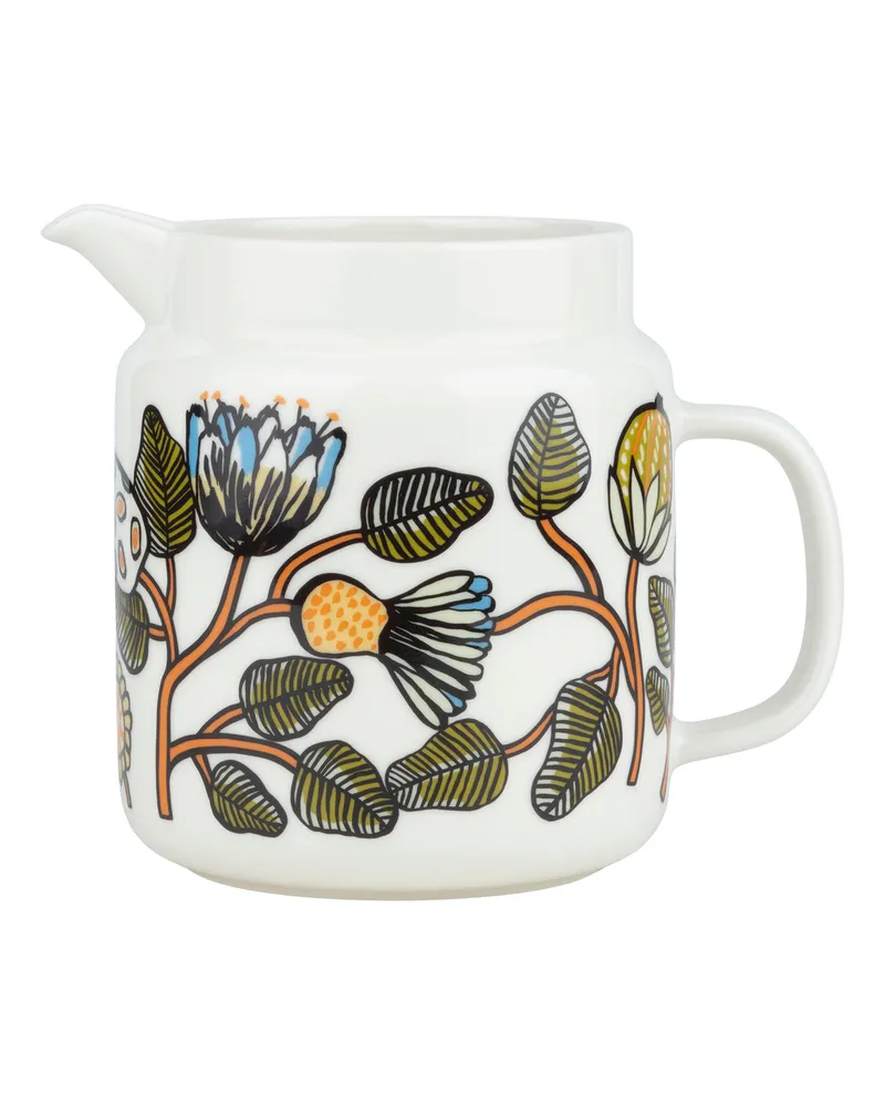 Marimekko Karaffe Unikko - Bunt - Sandstein - Designer Maija Isola 