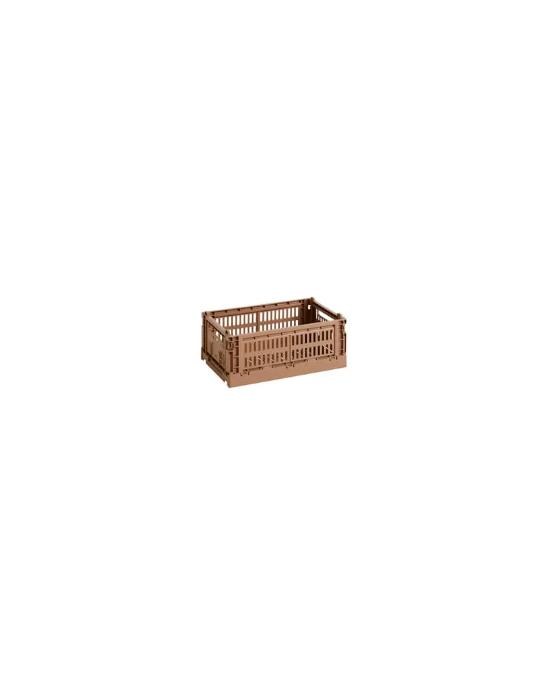 Hay Korb Colour Crate - Braun - Recyceltes Polypropylen - Designer Hay Studio 