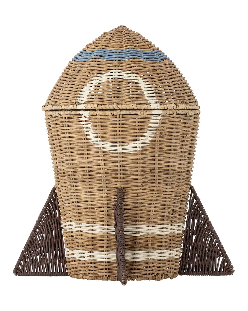 Bloomingville Korb Space - Beige - Geflochtenes Rattan 