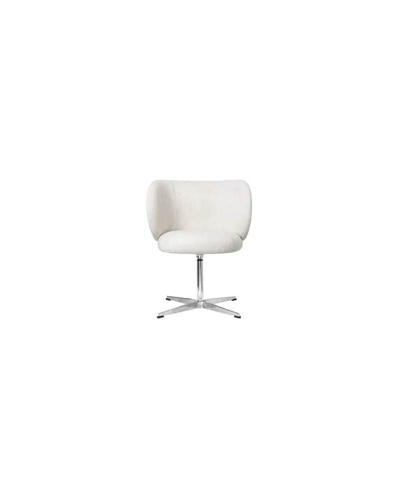 ferm LIVING Gepolsterter Sessel Rico - Weiß - Schlingenpol 
