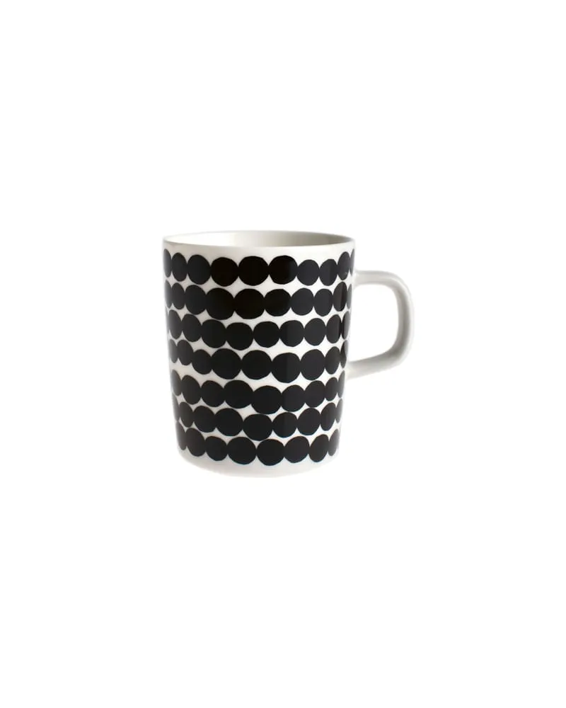 Marimekko Becher Tasses & mugs - Schwarz - emailliertes Porzellan - Designer Sami Ruotsalainen 