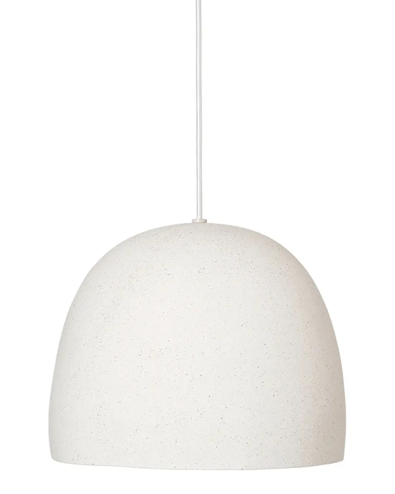 ferm LIVING Pendelleuchte Speckle - Weiß - Sandstein - Designer Trine Andersen 