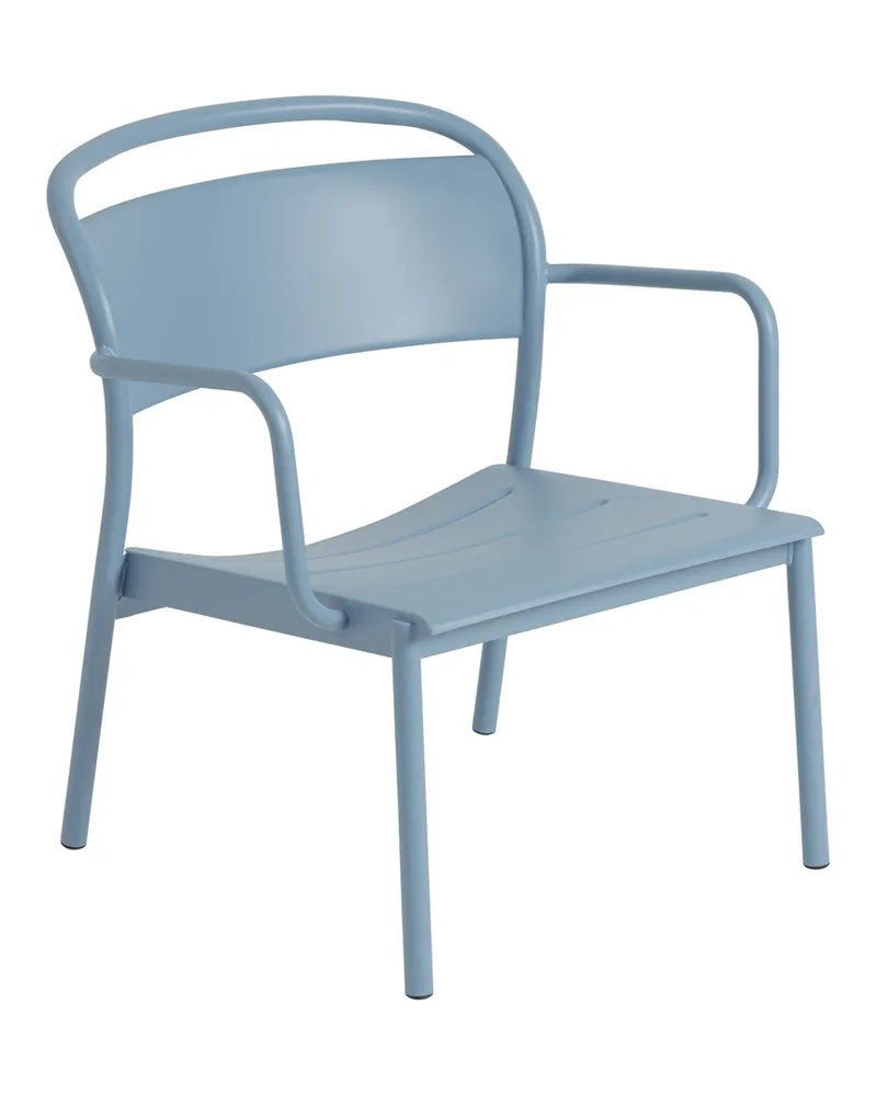 Muuto Lounge Sessel Linear - Beige - Verzinkter, pulverbeschichteter Stahl - Designer Thomas Bentzen 