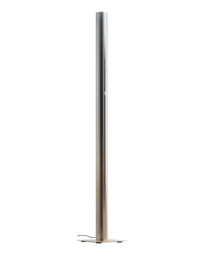 Artemide Stehleuchte Ilio - Silber - bemalter Stahl - Designer Ernesto Gismondi 