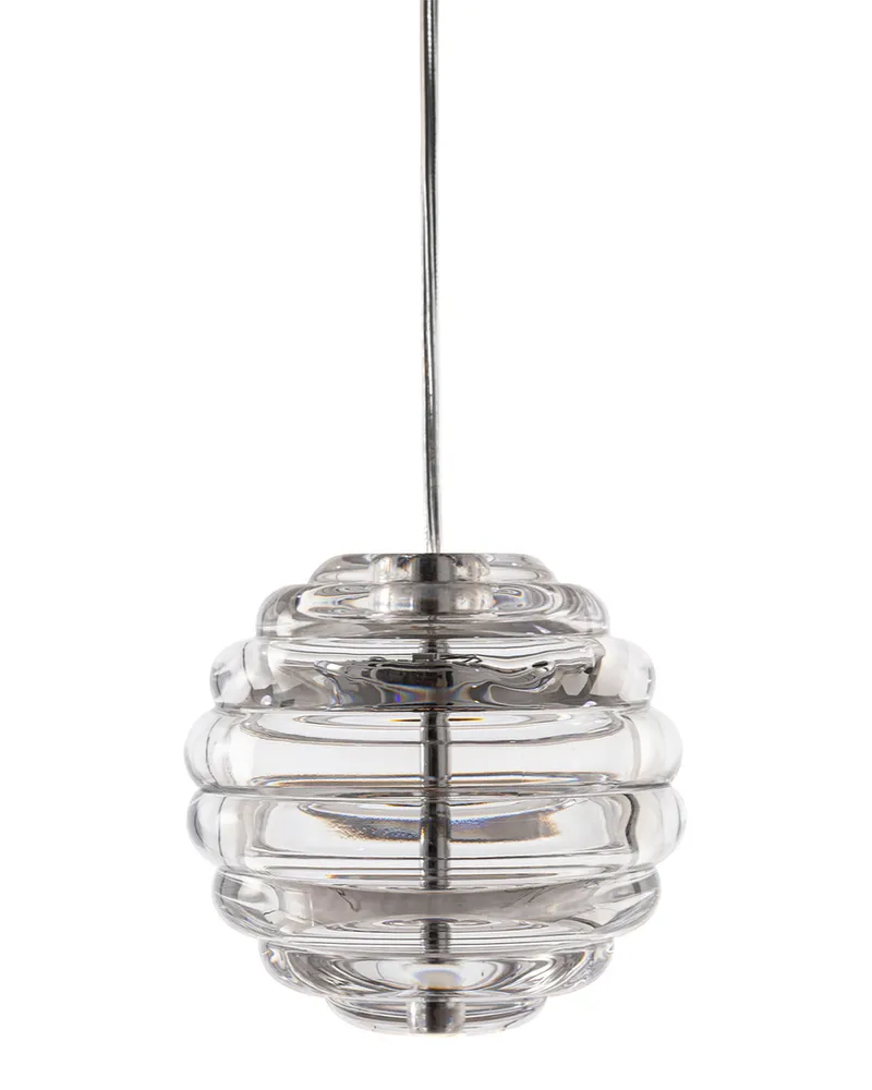 Tom Dixon Pendelleuchte Press - Transparent - Pressglas - Designer Tom Dixon 