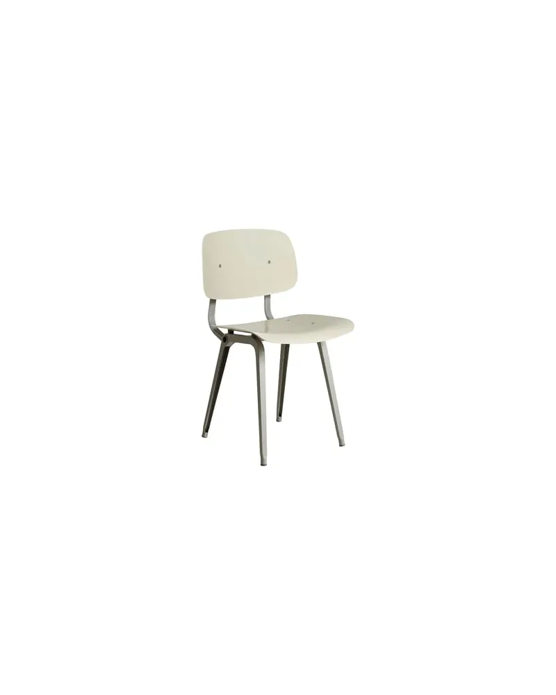 Hay Stuhl Revolt - Beige - Recyceltes ABS - Designer Friso Kramer 