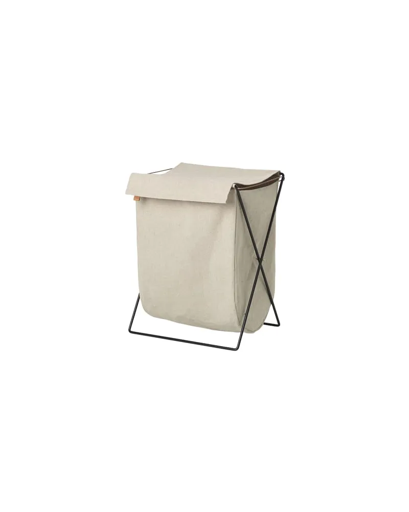 ferm LIVING Wäschekorb Herman - Beige - Epoxid-lackierter Stahl - Designer Herman Studio 