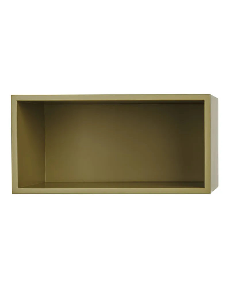 Muuto Regal Mini Stacked - Grün - mitteldichte bemalte Holzfaserplatte - Designer Julien De Smedt 
