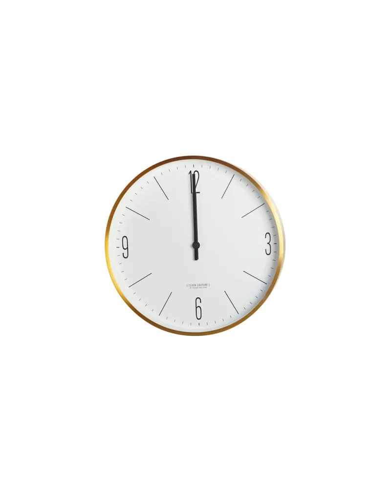 House Doctor Wanduhr - Gold - Plastikmaterial 