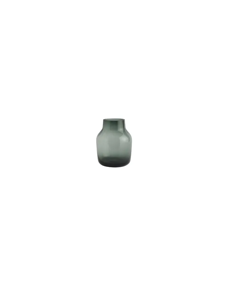 Muuto Vase Silent - Grün - mundgeblasenes Glas - Designer Andreas Engesvik 