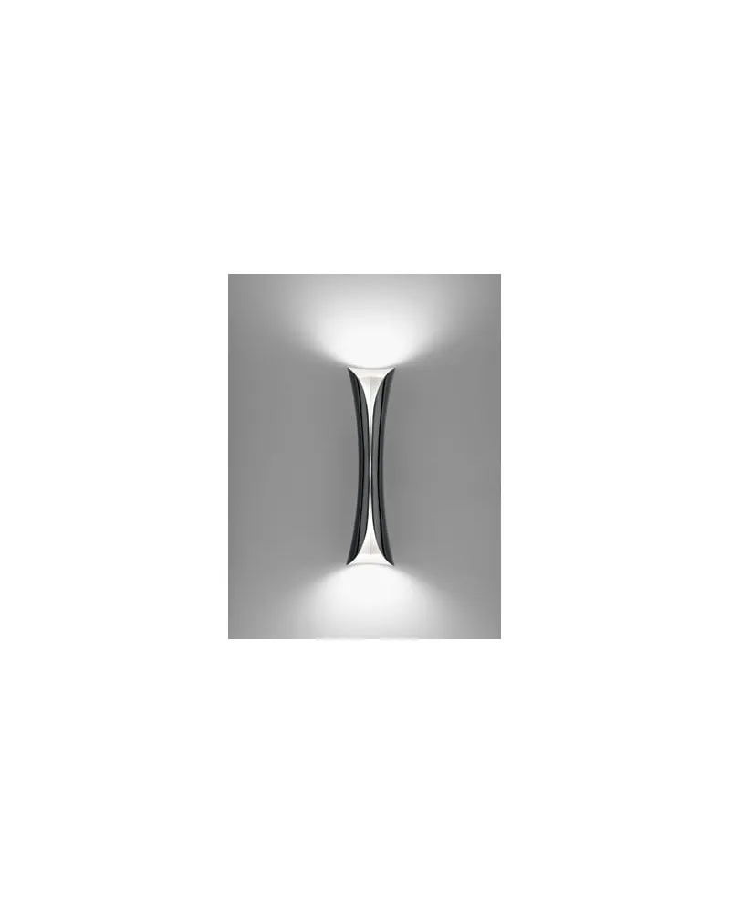 Artemide Wandleuchte Cadmo - Schwarz - Thermoplastisches Material - Designer Karim Rashid 