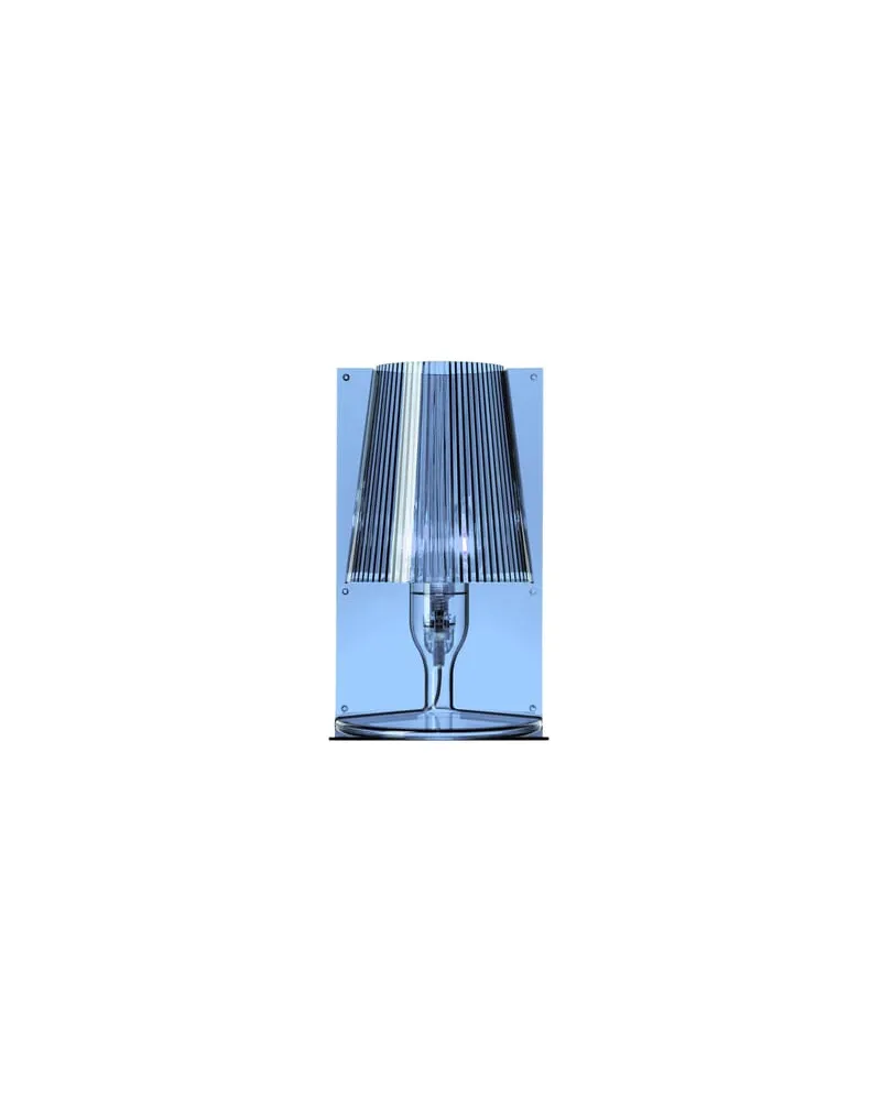 Kartell Tischleuchte Take - Blau - Polycarbonat 2.0 - Designer Ferruccio Laviani 