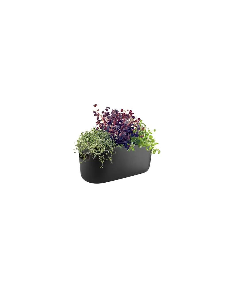 Eva Solo Blumentopf mit Wasserreservoir Pot de fleurs - Schwarz - Nylon - Designer The Tools 