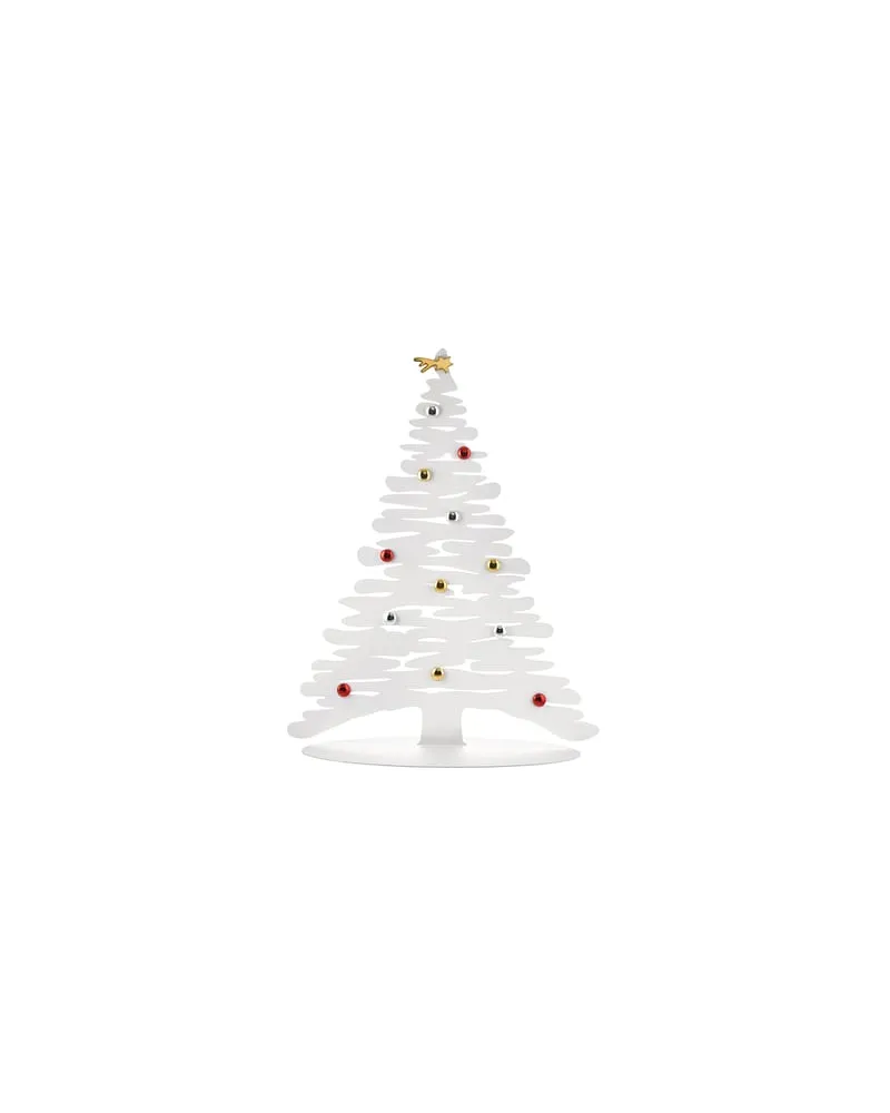 Alessi Weihnachtsdeko Noël - Weiß - Porzellan - Designer Donia Maaoui 