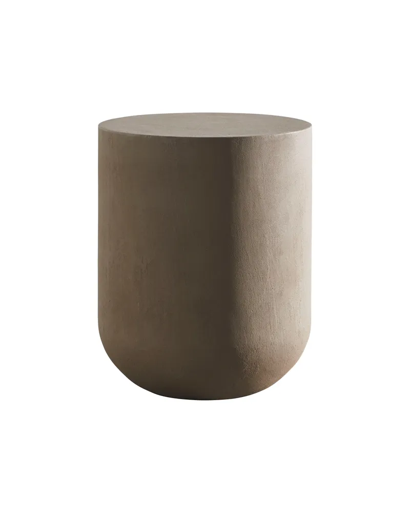 Gervasoni Beistelltisch Heiko - Braun - Tonbeschichtetes Polymer - Designer David Lopez Quincoces 