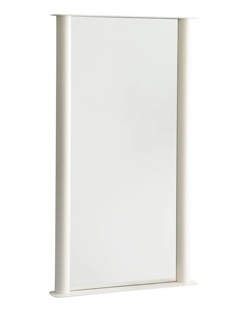 raawii Wandspiegel Pipeline - Weiß - Aluminium - Designer Nicholai Wiig-Hansen 