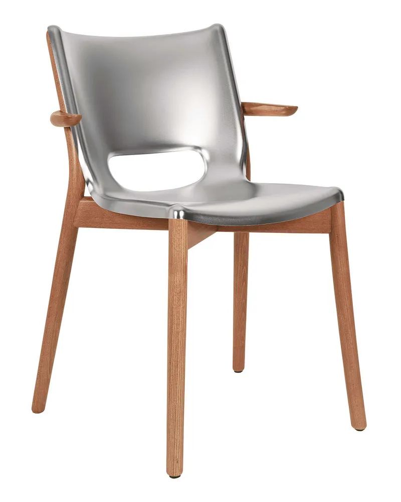Alessi Sessel Poêle Collection - Metall - Hochglanzpolierter Edelstahl - Designer Philippe Starck 