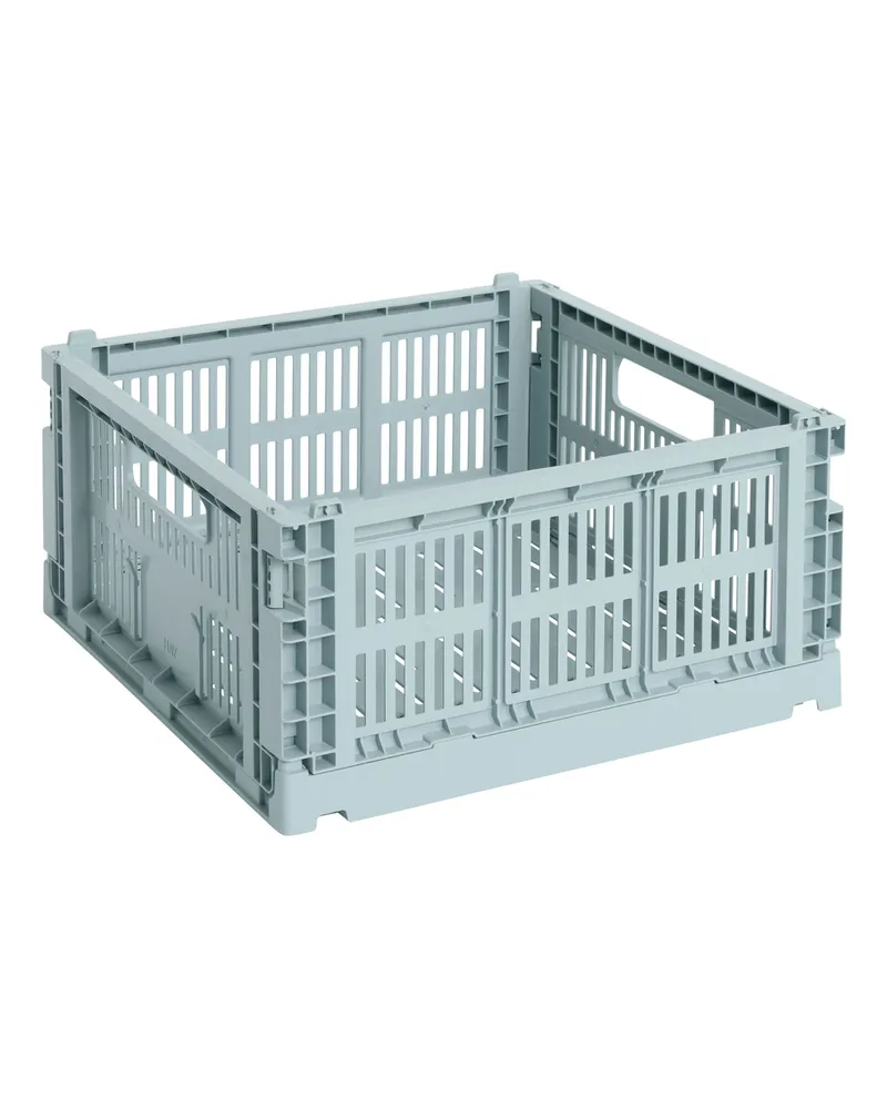 Hay Korb Colour Crate - Grün - Recyceltes Polypropylen - Designer Hay Studio 