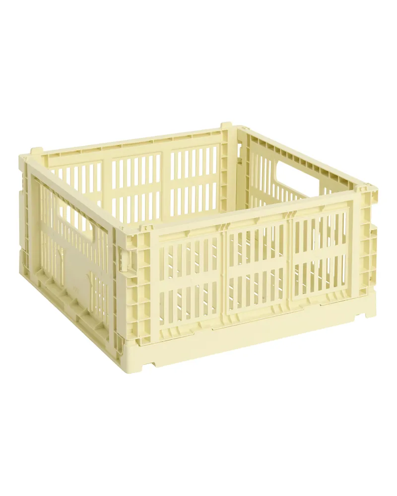 Hay Korb Colour Crate - Grün - Recyceltes Polypropylen - Designer Hay Studio 
