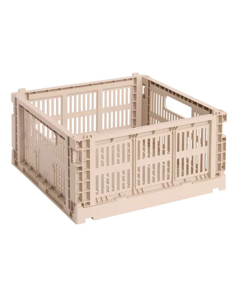Hay Korb Colour Crate - Grün - Recyceltes Polypropylen - Designer Hay Studio 