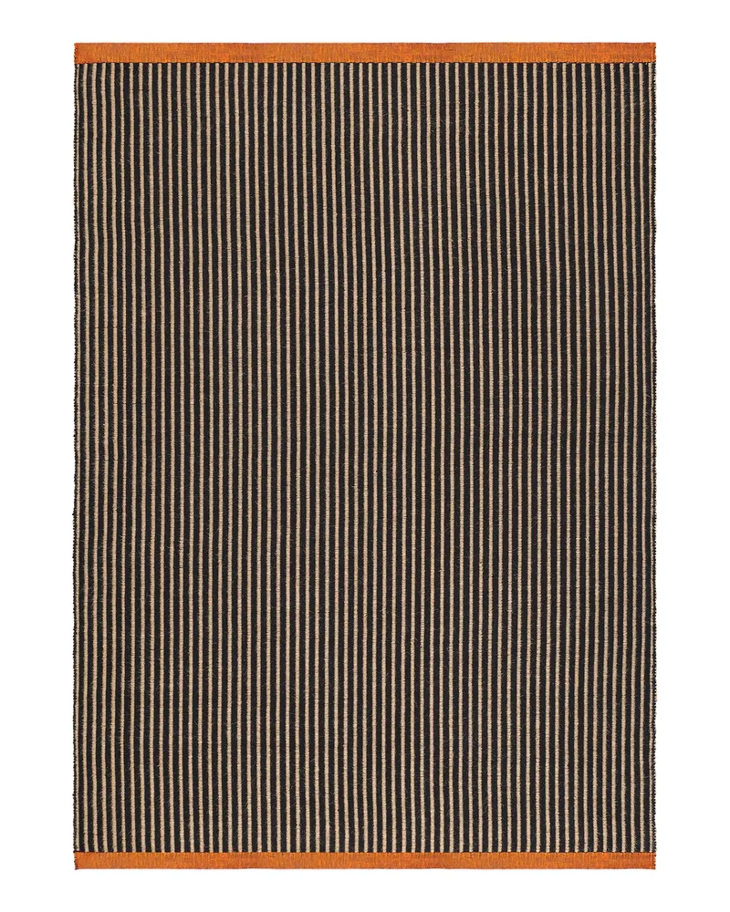 Tom Dixon Teppich Line - Schwarz - Naturjute-Mischgewebe - Designer Tom Dixon 