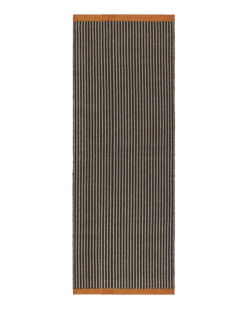Tom Dixon Teppich Line - Schwarz - Naturjute-Mischgewebe - Designer Tom Dixon 