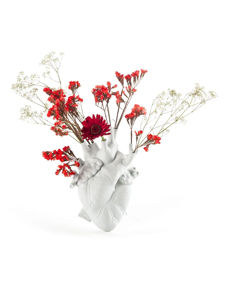 Seletti Vase Love in Bloom - Weiß - Designer Marcantonio 