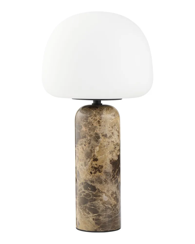 Northern Tischleuchte Kin - Braun - Dark Emperador Marmor - Designer Morten & Jonas 
