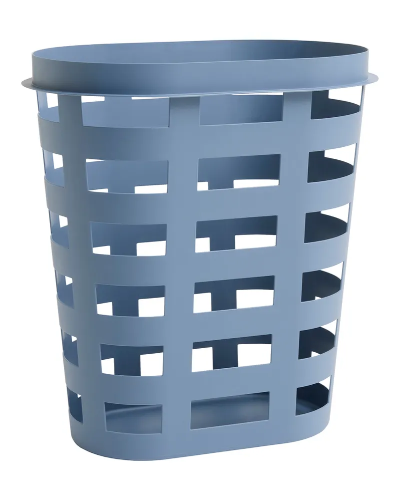 Hay Wäschekorb Laundry - Blau - Recyceltes Polypropylen - Designer Big Game 