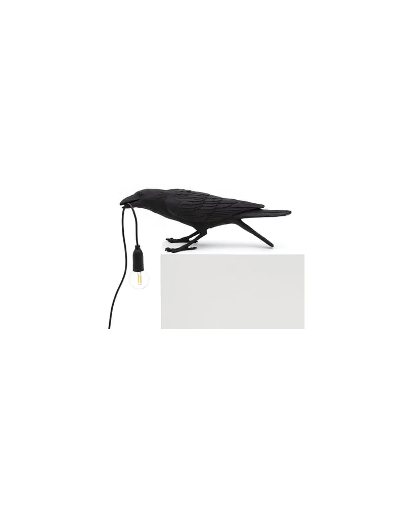 Seletti Tischleuchte Animaux - Schwarz - Harz - Designer Marcantonio 