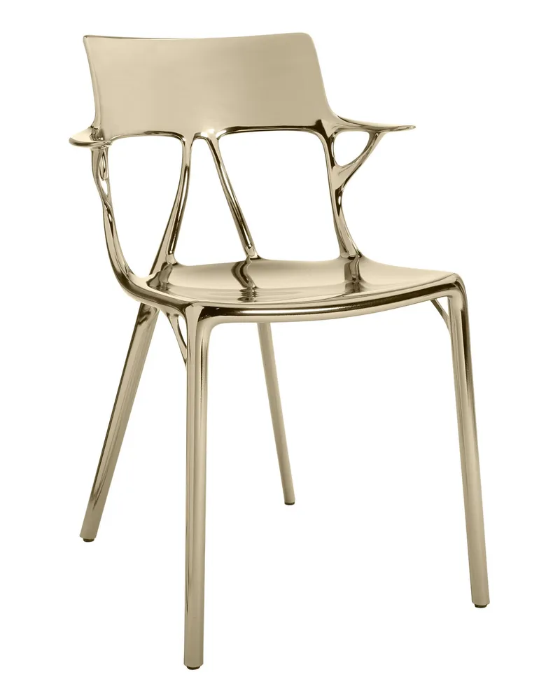 Kartell Sessel A. I - Metall - Recyceltes thermoplast. Technopolymer - Designer Philippe Starck 