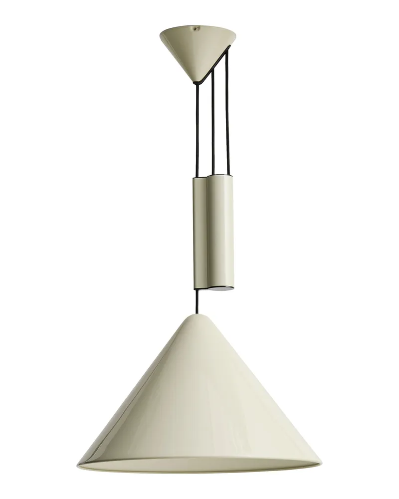 Hay Pendelleuchte Compass - Weiß - lackiertes Aluminium - Designer Julien Renault 