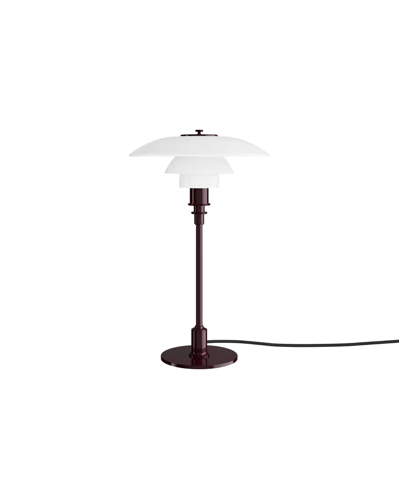 Louis Poulsen Tischleuchte PH - Orange - Brüniertes Messing - Designer Poul Henningsen 