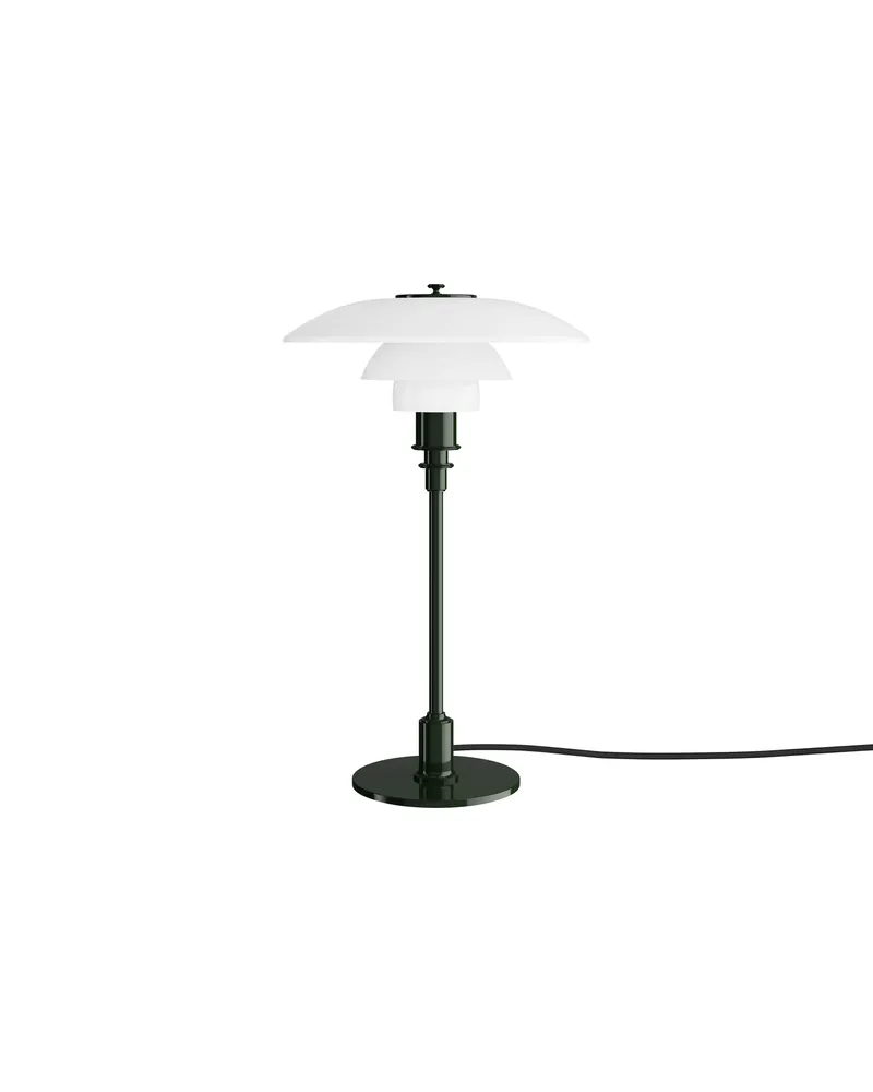 Louis Poulsen Tischleuchte PH - Orange - Brüniertes Messing - Designer Poul Henningsen 