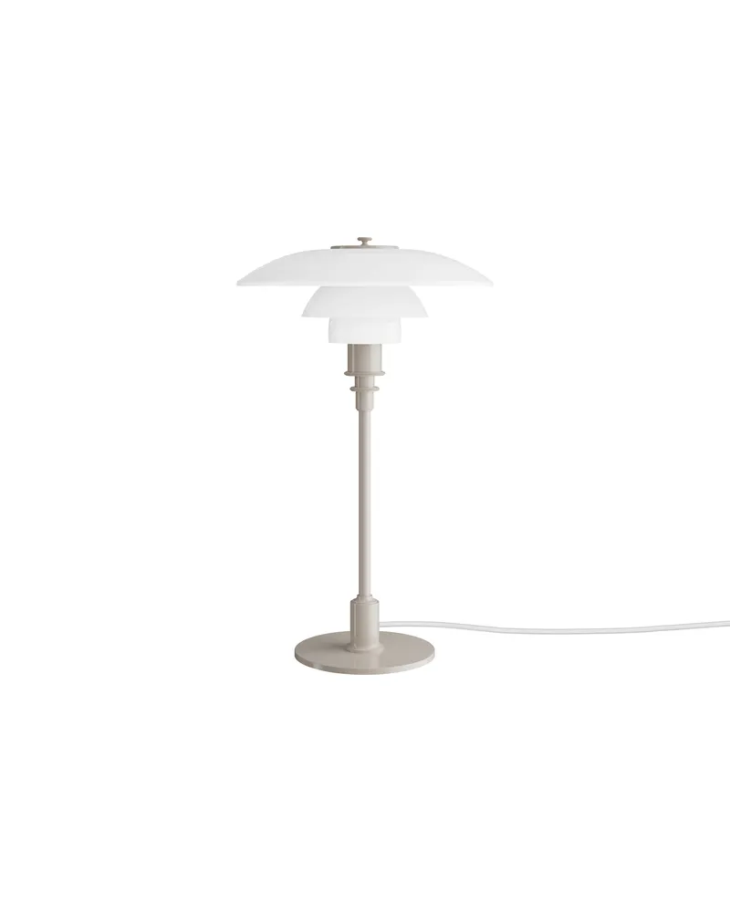 Louis Poulsen Tischleuchte PH - Orange - Brüniertes Messing - Designer Poul Henningsen 