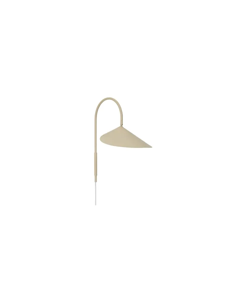 ferm LIVING Drehbare Wandleuchte Arum - Beige - Eisen - Designer Trine Andersen 