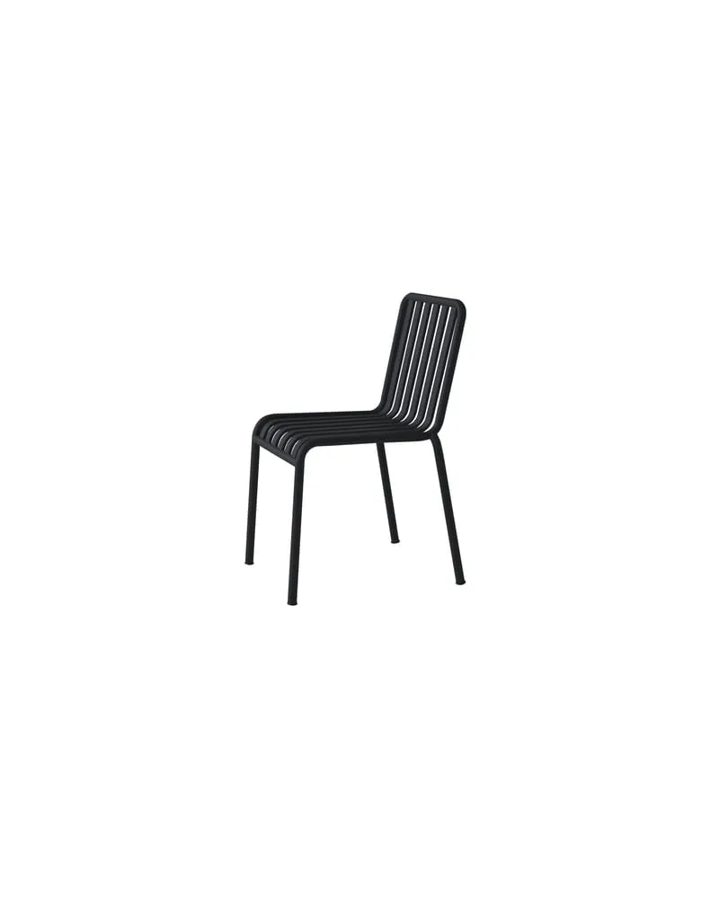 Hay Stapelbarer Stuhl Palissade - Schwarz - Epoxy-Farbe - Designer Ronan & Erwan Bouroullec 