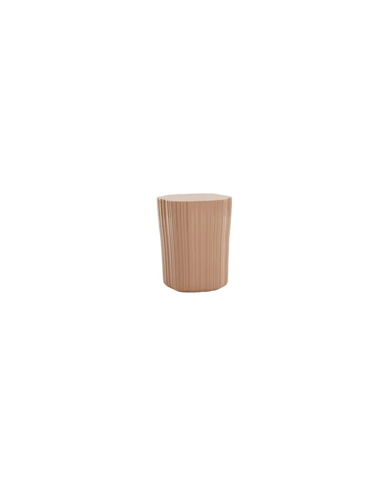 Kartell Beistelltisch Corteza - Beige - Recyceltes Polyethylen - Designer Patricia Urquiola 