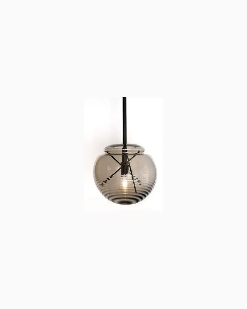 Artemide Pendelleuchte Vitruvio - Schwarz - geblasenes Glas - Designer Atelier Oï 
