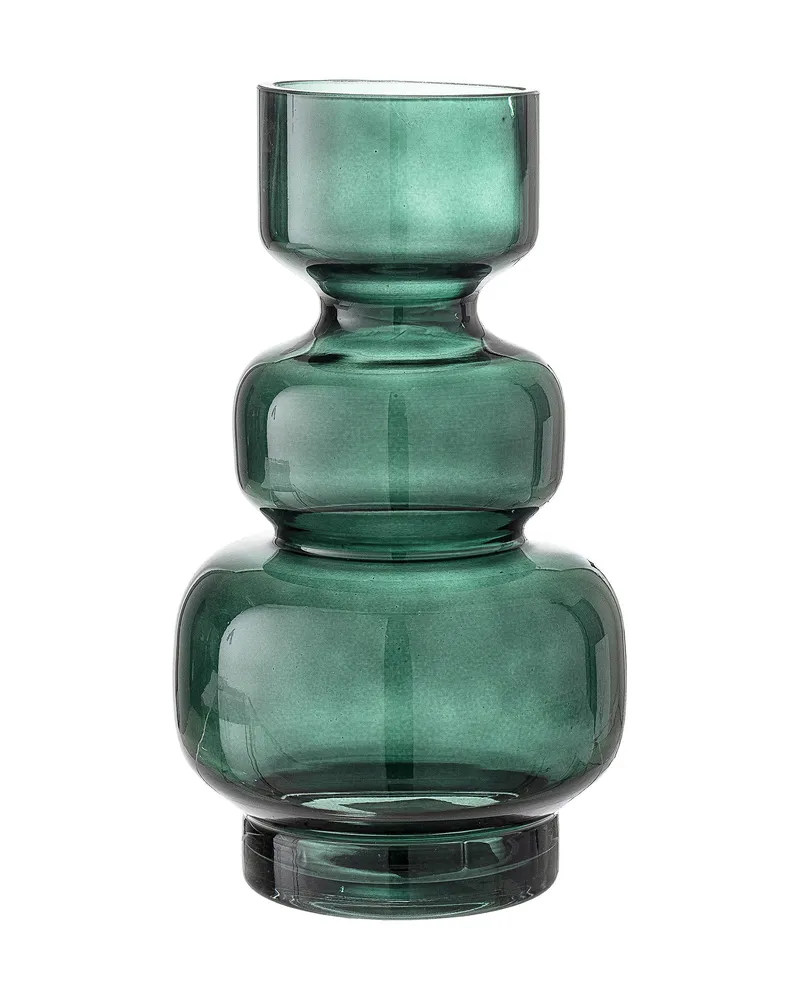 Bloomingville Vase Vases - Grün - Glas 