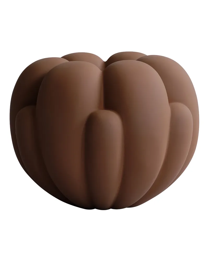 101 Copenhagen Vase Bloom - Braun - Faserbeton - Designer Tommy Hyldahl 