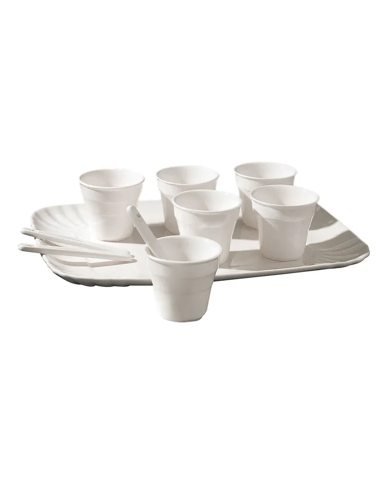 Seletti Kaffeservice Estetico quotidiano - Weiß - Porzellan - Designer Alessandro Zambelli 