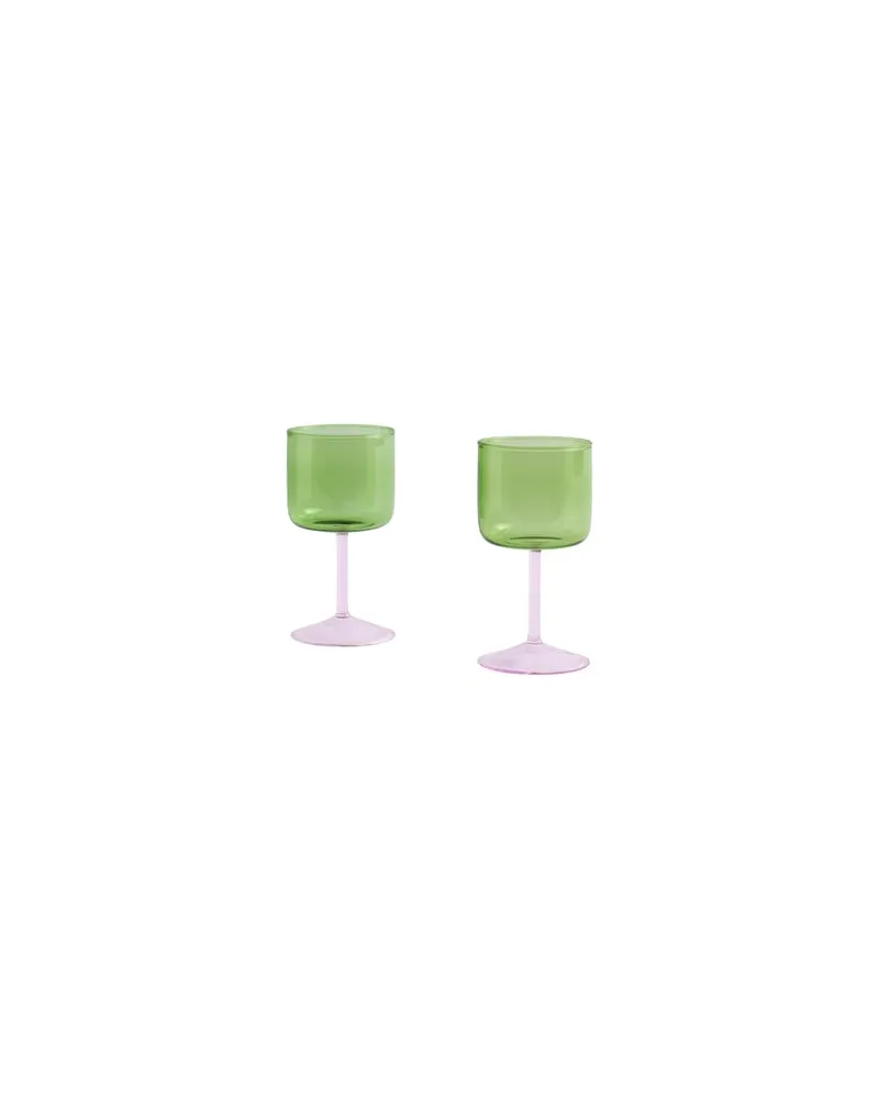 Hay Weinglas tint - Grün - Borosilikatglas 
