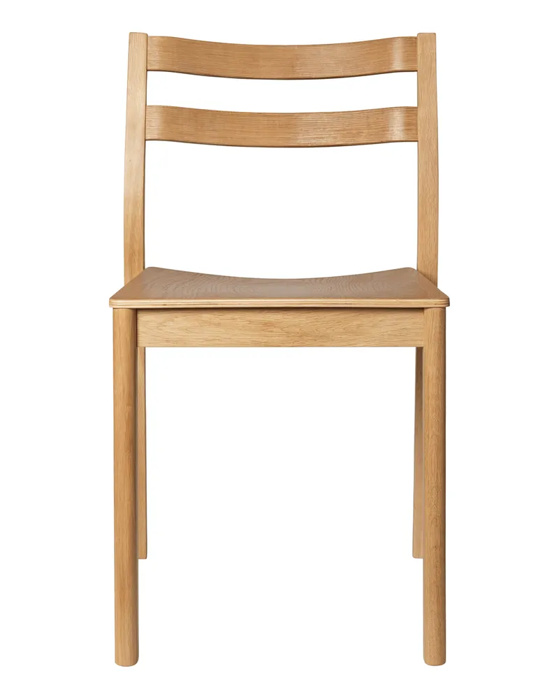 ferm LIVING Stapelbarer Stuhl Boda - Holz natur - Eichenfurnier 