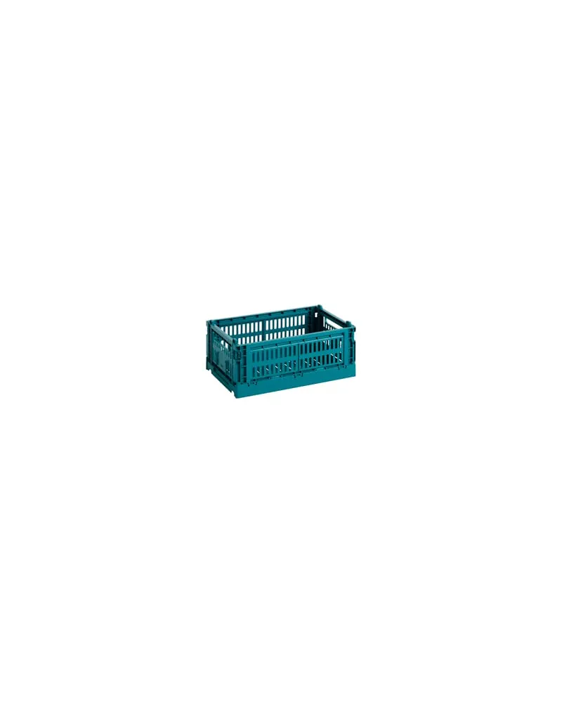 Hay Korb Colour Crate - Grün - Recyceltes Polypropylen - Designer Hay Studio 
