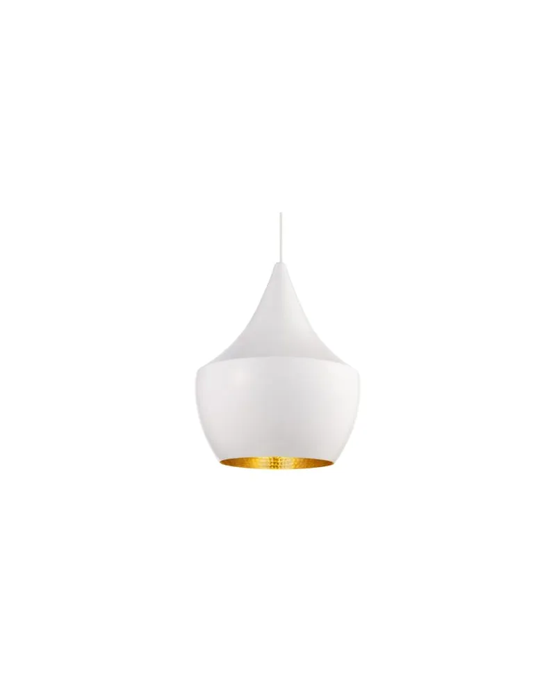 Tom Dixon Pendelleuchte Beat - Weiß - Messing - Designer Tom Dixon 